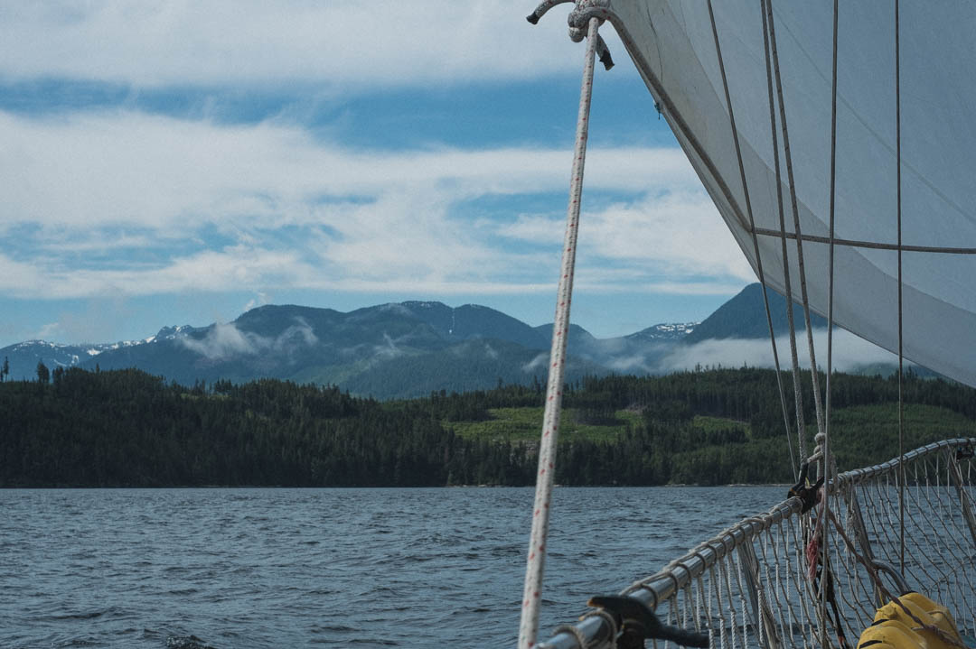 Sailing in Johnstone Strait, Inside Passage