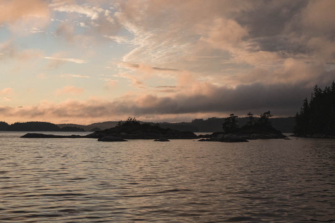 Sunset at Mamalilikulla, Inside Passage