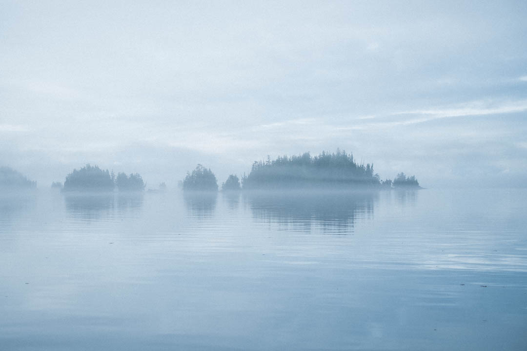 Sailing between Dickson Island and Popplewell Point, Inside Passage